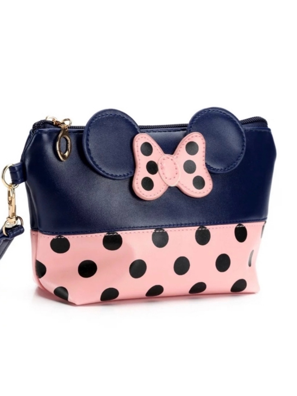 Rare Colors - Minnie Cartoon Bow Wrislet Makeup Bag